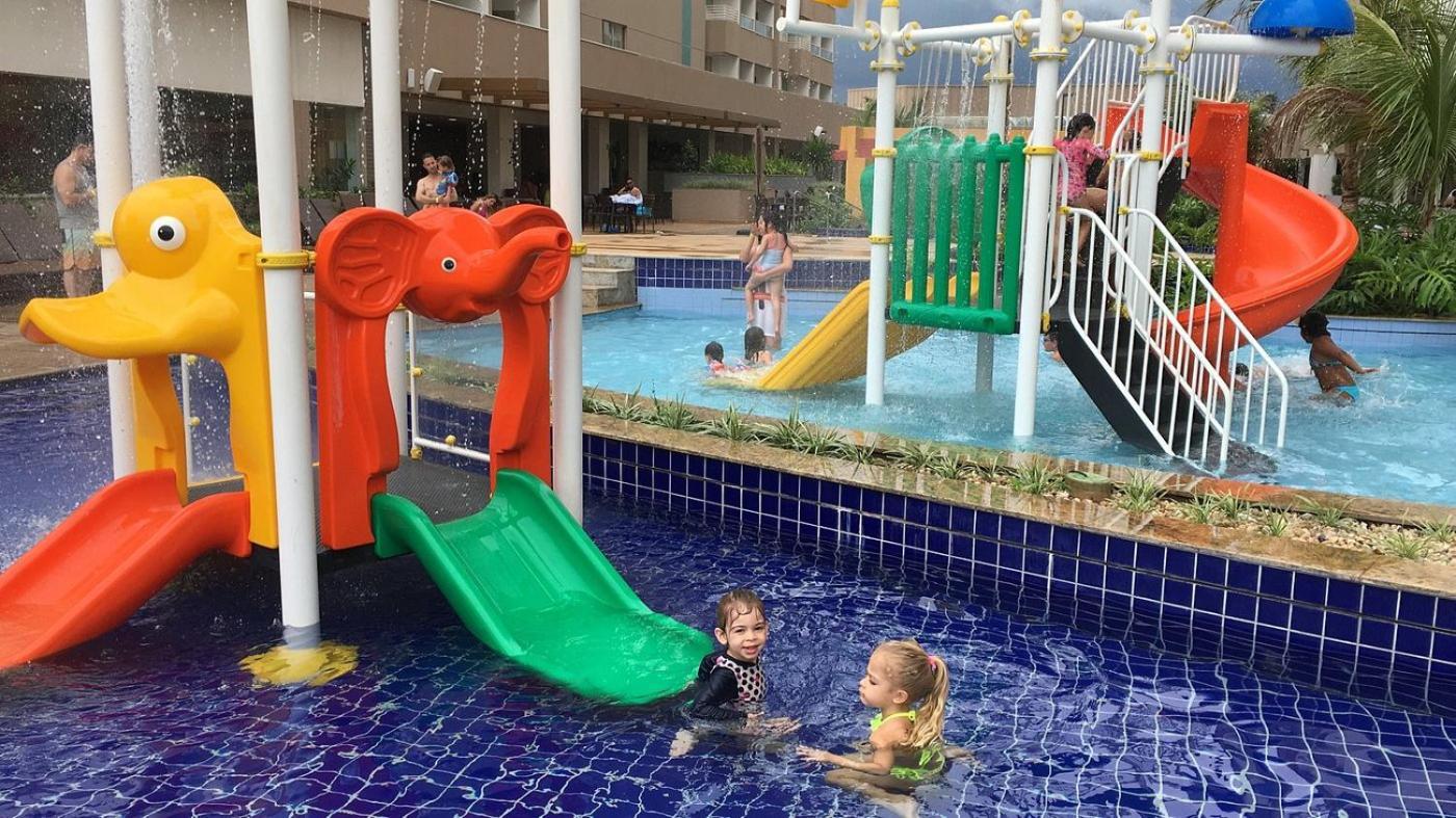 Olimpia Park Resort O Mais Divertido Resort Em Frente Ao Thermas Dos Laranjais - Pague Em Ate 12 Vezes Extérieur photo